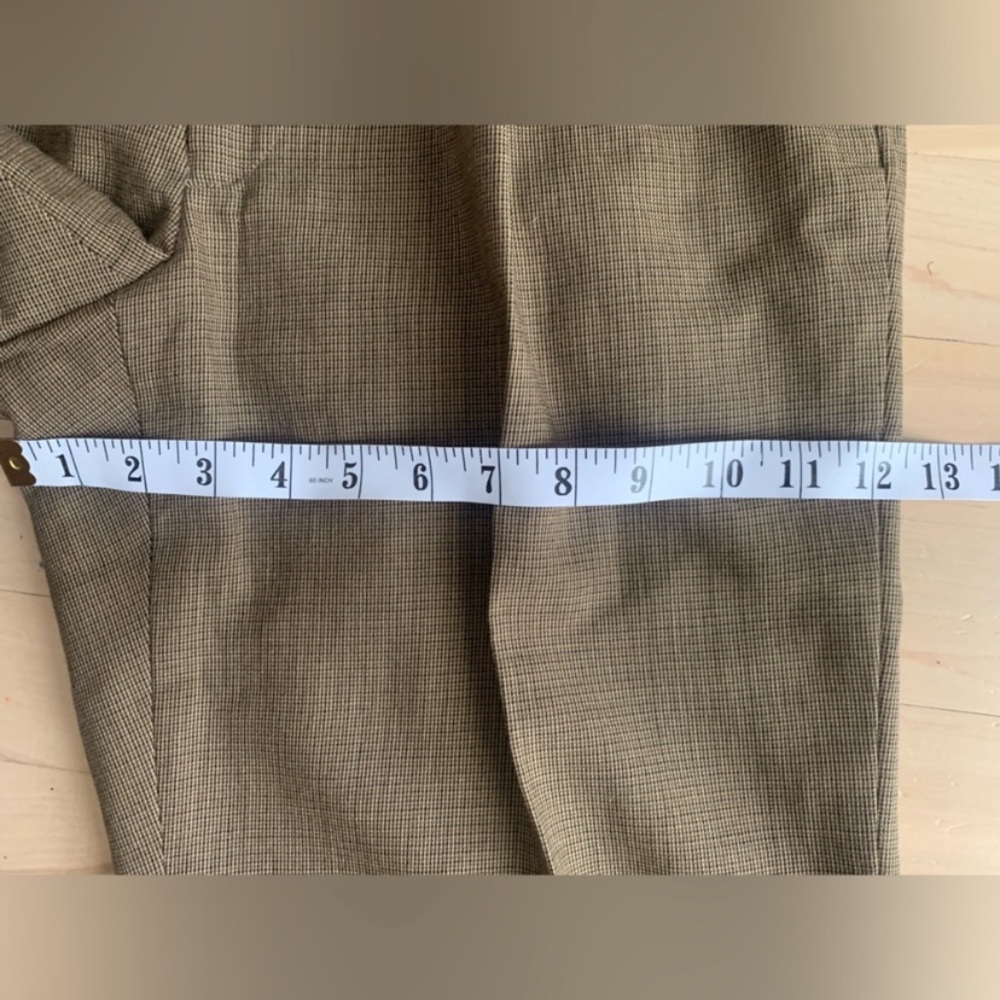 TOMMY HILFIGER Vintage - Pleated Tweed Trousers | Preppy Tailored Pants - Picture 9 of 14